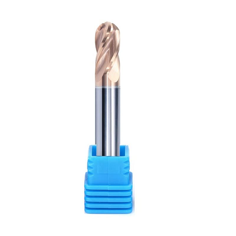 Frezy do routerów CNC, Frez kulisty z węglika wolframu Frez trzpieniowy CNC R0.5-R6 4-12 mm HRC50-65 2-4 rowek(HRC55-4F,R5X10DX75L)
