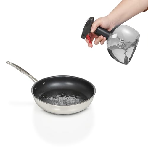 Image of Evo Original Oil Sprayer, Non-Aerosol for Olive Oil, Cooking Oils, and Vinegars, Charcoal, 24-Ounce Capacity