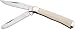 Rough Rider Trapper Fold Knife, White smooth bone handle