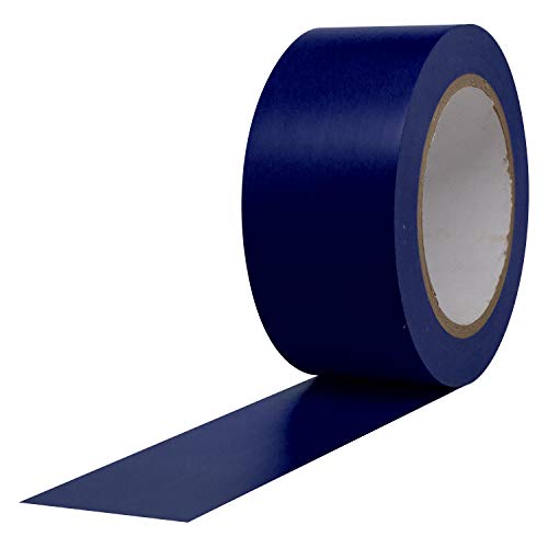 Image of PRO Tapes & Specialties Pro 50 Premium Vinyl Safety Marking and Dance Floor Splicing Tape, 6 mils Thick, 36 yds Length x 2 inch Width, Blue (Pack of 1)