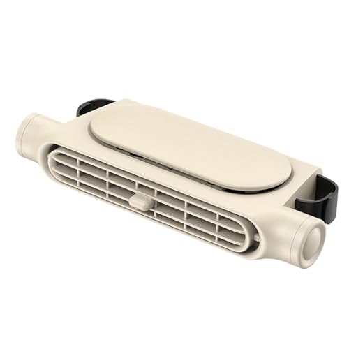 Ventilador Para Asiento Trasero,Ventilador Ajustable Con Ángulo Regulable Para Silla De Coche - de Ventilación Recargable 3000mAh, 3 Velocidades Ajustables para Camping, Viajes y Conductores de