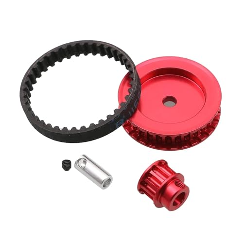RC��������̎� For Traxxas For TRX4 For TRX6 1/10 DIY�x���g�h���C�u�g�����X�~�b�V�����M�A�V�X�e�� 12T 30T RC�N���[���[�J�[�A�b�v�O���[�h�p�[�c(Red)