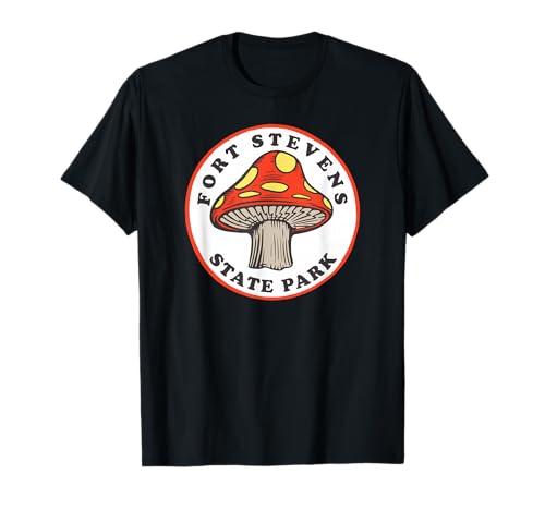 Fort Stevens State Park Oregon OR Mushroom Vacation T-Shirt