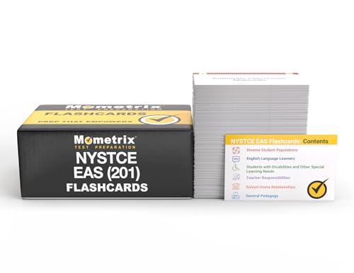 NYSTCE EAS Educating All Students Study Cards: NYSTCE EAS (201) Test Prep and Practice Questions [Full Color Cards]