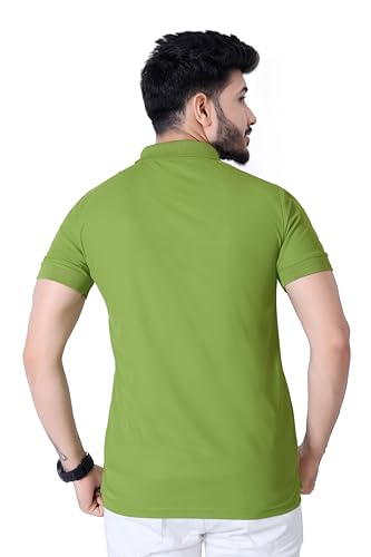 Image of Men's Premium Polo T-Shirt | Classic Collar | Smooth Finish | Half Sleeve Casual Wear (XS to 3XL)