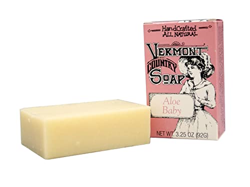 VERMONT SOAP オーガニック 石鹸 お肌に優しい せっけん 無添加 石けん 固形 洗顔 全身 92g (アロエベビー)