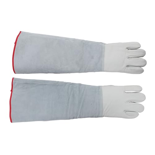 Sorandy Cryogenic Gloves, 23.6 Inch LN2 Protective Gloves for Liquid Nitrogen, Thickened Safety Frozen Gloves