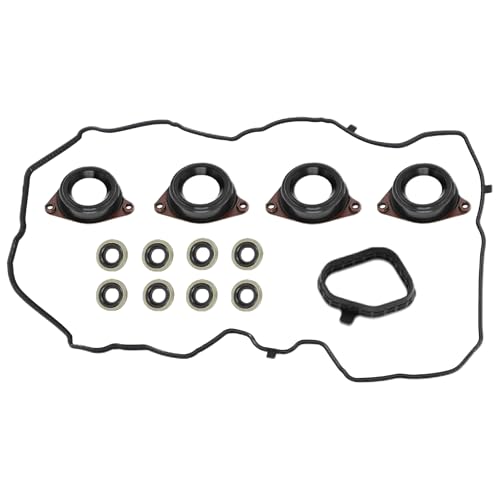 Image of Engine Valve Cover Gasket Set 12030-5A2-A01 Fit for CR-V Accord 2.4L | Rubber valve cover gasket set fit for Honda 2.4L Earth Dreams direct injection engines. Stops oil leaks.