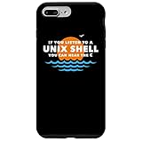 Unix Shell - Computer Science Programming Geek Nerd スマホケース iPhone 7 Plus/8 Plus 用