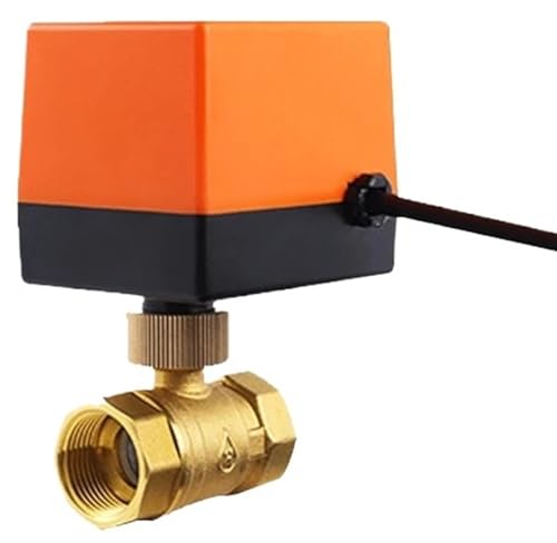 Vanne motorisée DN15 12V en laiton pour automatiser un circuit d'eau