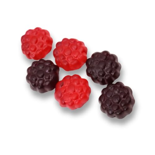 Damla Gummy & Fizzy Sweets Collection | 1kg Bulk Tub | Fun Animal, Worm & Fruit Flavoured Candy (Damla Gummy Blackberry 1kg)