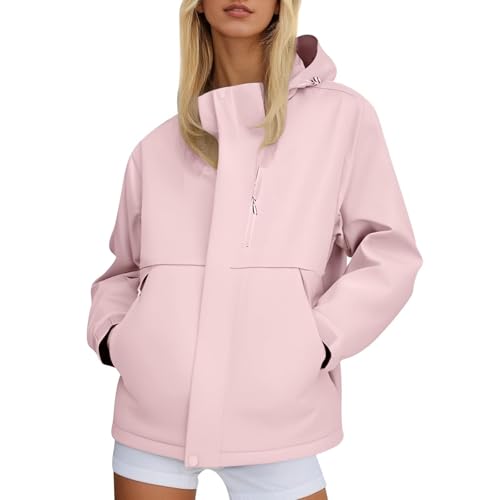 Chaqueta impermeable mujer cortavientos ligero para senderismo y viaje