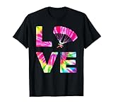 Du suchst nach einer Geschenkidee für Skydiver oder Extremsportler, beim nächsten Skydive springen trage dein Fallschirm LOVE Fallschirmspringen Tandemsprung Parachute Design!