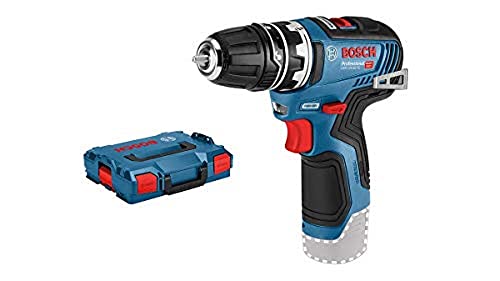Bosch Professional 12V Akku-Bohrschrauber GSR 12V-35 FC (inkl. Bohrfutteraufsatz GFA 12-B, ohne Akkus und Ladegerät, in L-BOXX, Bestellnr. 06019H3002) - FlexiClick System