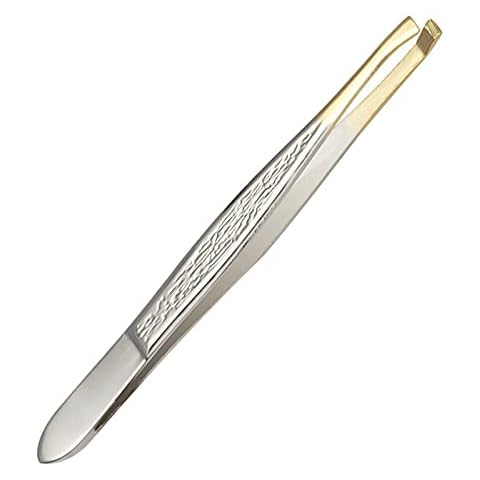 iZhuoKe Professional Eyebrow Tweezers,Tweezers for Hair Removal,Stainless Steel Precision Tweezer for Eyebrows Plucking for Ingrown Hair Tweezers Cover