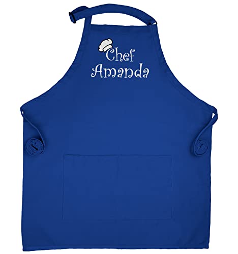 Custom Apron | Embroidered Kitchen Apron Women | Chef Apron For M...