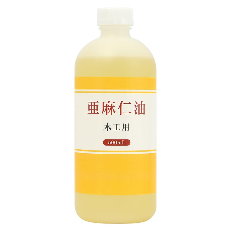 Amazon | 日本製 木工用 亜麻仁油 500ml 家具や天然木の保護など