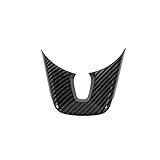 Reemplazo directo. THua Store Compatible con Kia CEED Forte K3 SELTOS XIEJO SONET SONET Abdominales Pegatina De La Cubierta del Volante del Volante De La Fibra De Carbono (Color Name : Carbon Fiber Look 1)