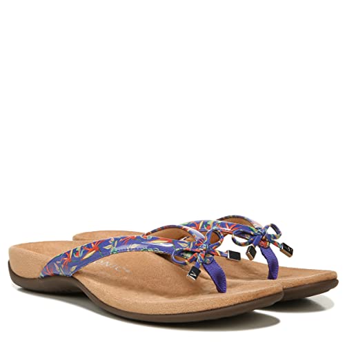 Image of Vionic Women's Rest Bella Toe Post Sandal- Supportive Ladies Orthotic Sandals that include Three Zone Comfort with Arch Support- Flip Flop for Ladies, Medium and Wide Width Size 5-12
