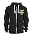 Produktbild ROCK-IT Apparel Kapuzenjacke Herren Racer 07" Sweatjacke Heavy Hoodie Zipper Hoody S-5XL Ziphood mit Kapuze Reißverschluss und Fleece-Innenseite Schwarz M