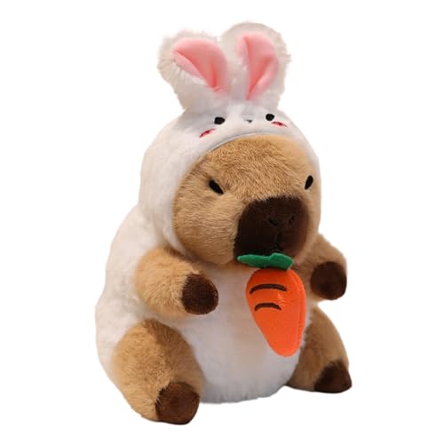 Genérico Lindo Juguete Capybara Plush | Buddy De Almohada De Animales De Peluche con Abrazo | Almohada Suave Y Tierno para Niños, Adolescentes Y Adultos: Adorable Habitación Y Decoración De La Cama
