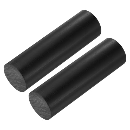 Image of MECCANIXITY ABS Plastic Rod Round Solid Bar 30 mm x 100 mm Black for DIY Model Material, Architectural Model Making, DIY Sand Table, Pack of 2