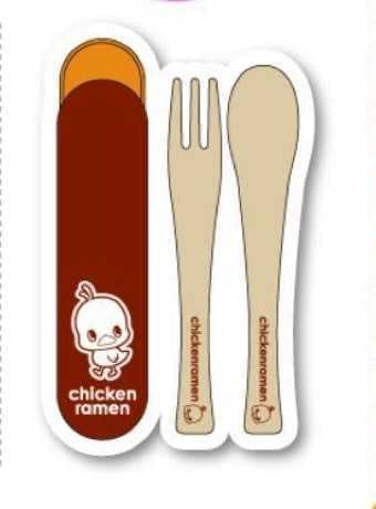 Amazon | 日清 チキンラーメン ひよこちゃん カトラリー フォーク