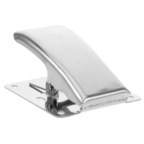 FUNOMOCYA Fischgreiferzange aus Edelstahl mit 6 Schrauben Fischlippengreifer mit Festem Halt und Ergonomischem Griff für Sicheres Angel und Fischfiletierwerkzeug