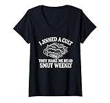 Photo Gallery donna witchy fantasy gothic cult smut reader romance bookish maglietta con collo a v Photo Gallery donna witchy fantasy gothic cult smut reader romance bookish maglietta con collo a v