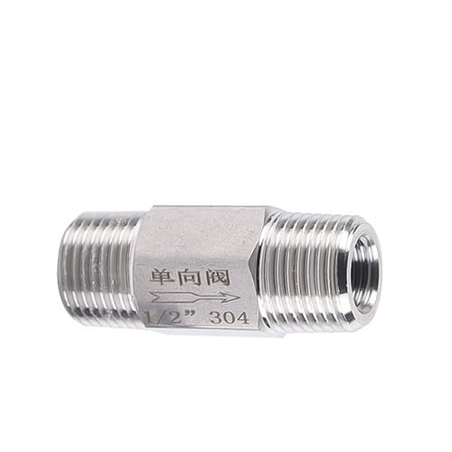 Clapet anti-retour PT 3/4 raccord male male inox 304 plomberie reseau eau