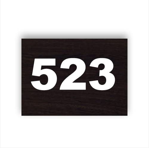 Number - 523, Wooden Number Plate, 18mm Thickness Wood Board,Wood Board ...