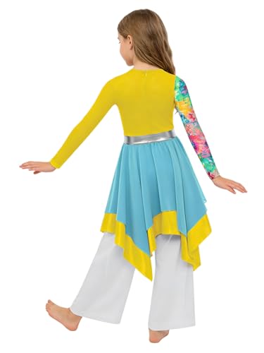 Robe lyrique manches longues et pantalon fluide danse chrétienne - 2