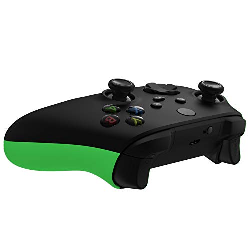 Image of eXtremeRate DIY Grip for Xbox Series X & S, Green Soft Touch Comfortable Left Right Side Rails, Replacement Parts Handles Rear Shell for Xbox Core Wireless Controller [Controller Excluded]