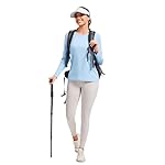 2 Pack Rash Guard for Women UPF 50+ Sun Shirts UV Protection Long Sleeve Workout Tops Lightweight Quick Dry Swim Hiking Shirt - Image 5