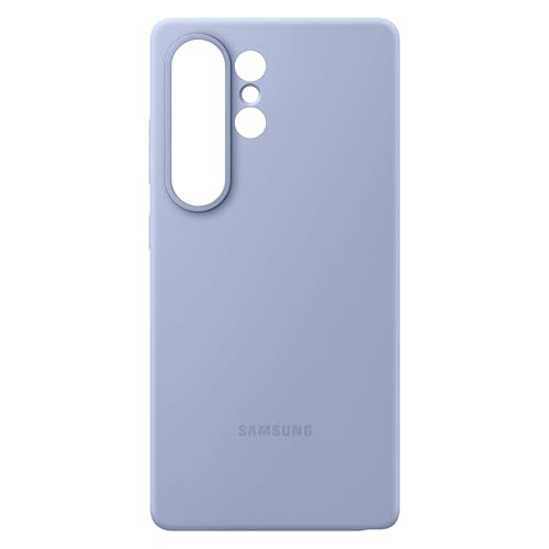 Image of Samsung Galaxy S25 Ultra Silicone Phone Case, Protective Cover, Color Variety, Smooth Grip, Durable Design, Snug Fit, US Version, EF-PS938CLEGUS, Light Blue