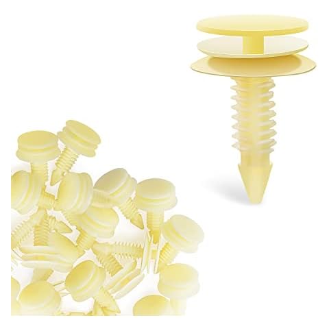 Frokom Nylon Front Door Car Retainer Clips Push-Replaces for GM 10153057 Chevy Blazer Buick GMC Jimmy Pontiac Grand Prix-25pcs Cover