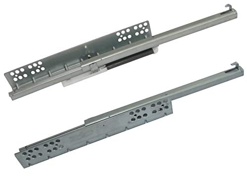 AERZETIX: Par de guías correderas para cajones extracción parcial 25kg (35cm)