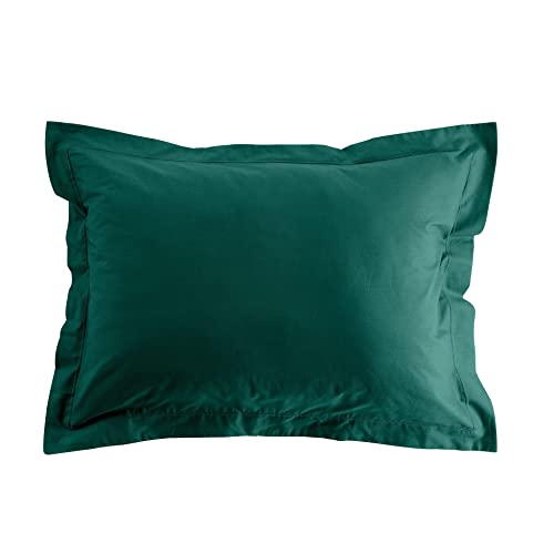 Suave Interior, Funda de Almohada (50 x 70 cm) Biolina Emeralde, 100% algodón orgánico