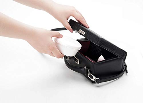 Round Soap Dish Holder Container W/ Lid And Removable Drainer - White Soap Case Box For Travel Gym Shower Bathroom, Portable Leak Proof By Snowkingdom #TOP2