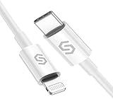 Syncwire USB C auf Lightning Kabel, 1m/3.3ft [Apple MFi Zertifiziert] Typ C Lightning Ladekabel unterstützt Power Delivery Schnellladen für Apple iPhone 11 Pro Max XS Max XS XR X 8 8 Plus und mehr