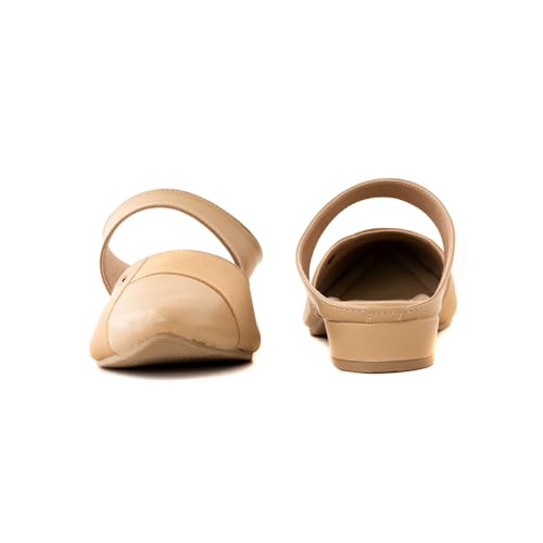 Image of Khadim's Cleo Flat Mule Slip On Sandal for Women
