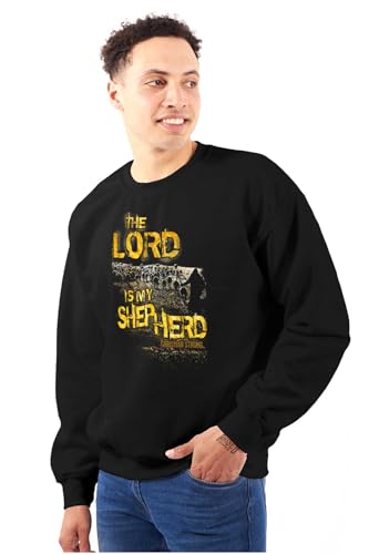 The Lord Is My Shepard Christian Men's Crewneck Sweatshirt4