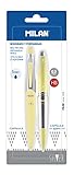 portaminas staedtler retro 0.5 Diseño funcional Milán Blíster 1 Bolígrafo Azul y 1 Portaminas 0.5 mm Capsule Silver