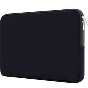 RAINYEAR 13 Zoll Laptop Hülle für MacBook Air 13 Zoll M5 M4 M3 M2 M1 A3449 A3240 A3113 A2681 A2338 A2337, 13,3 und 14 Zoll MacBook Pro gepolsterte Schutzhülle und Tragetasche(Schwarz)