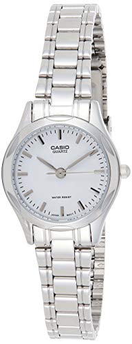 Montre argentée Casio LTP1275D-7A pour femme, le cadeau d'anniversaire intemporel