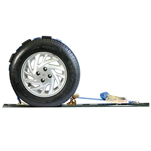 Vulcan Car Tie Downs - E Track Rolling Idler 3-Cleat - 120 Inch - 4 Pack - 3,300 Pound Safe Working Load #TOP1