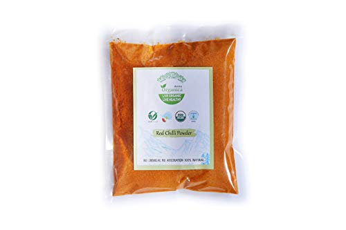 Arena Organica Organic Red Chilli Powder Laal Mirch Masala Pack of 4 Each 100gm Cover