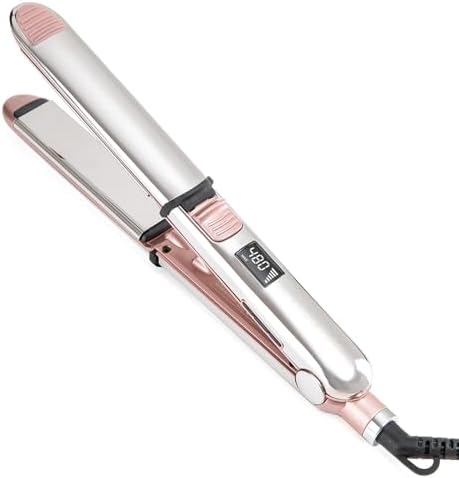 2-in-1 Titanium Ionic Flat Iron,Professional Hair — main product photo from Amazon listing (ASIN B09NK9SV8N)