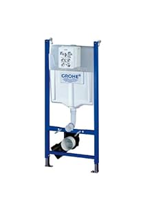 GROHE Solido, Vorwandelement für Wand WC 2in1 (1, 3m hoch, Installationssystem mit Stahlrahmen, komplett vormontiert, inkl. Spülkasten, Wandwinkel & Befestigungsmaterial, höhenverstellbar), 38971000