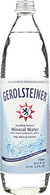 (Pack of 3) Gerolsteiner Sparkling Mineral Water Glass, 750ml